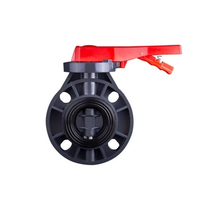 PVC-håndtak Wafer Butterfly Valve